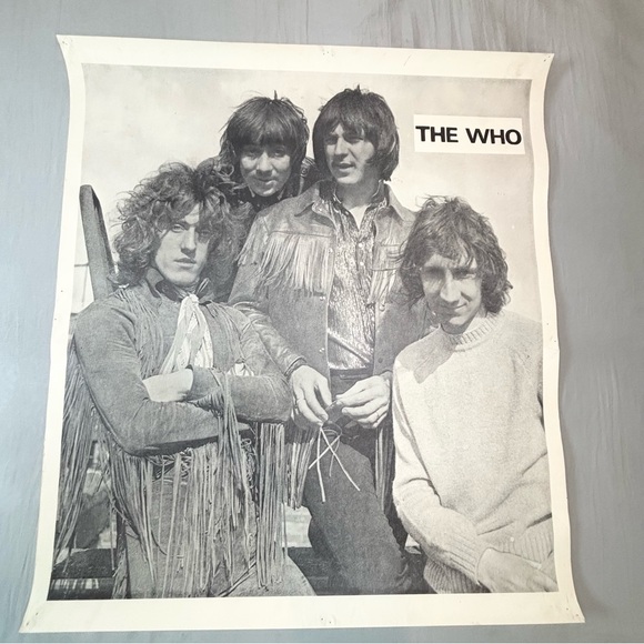 Other - Vintage 1960s The Who Rock Band Tommy‎ Concert Poster